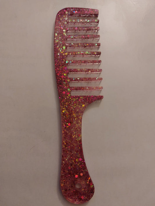 Pink Sparkly Comb