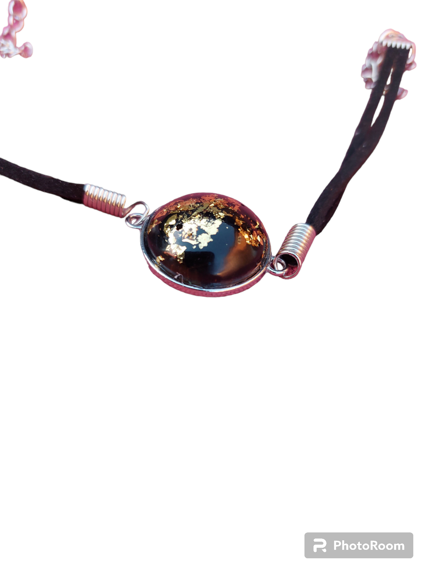 Black Faux Suede Bracelet