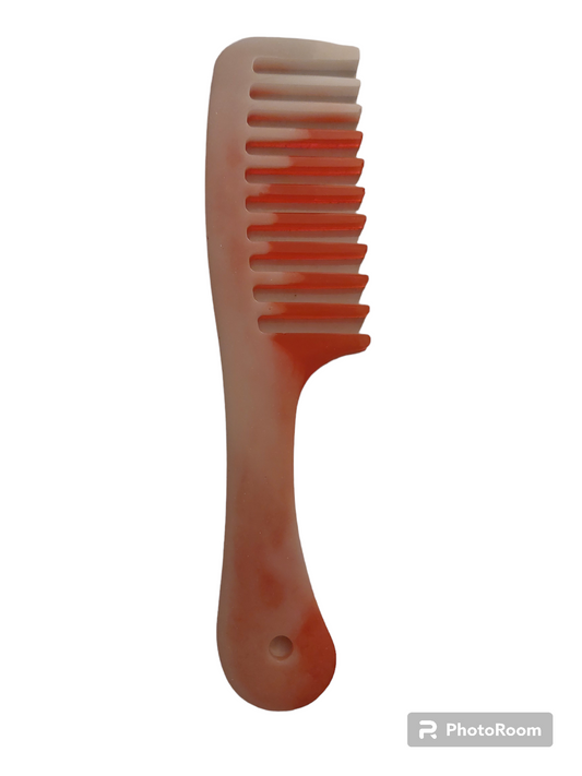 White And Orange Comb